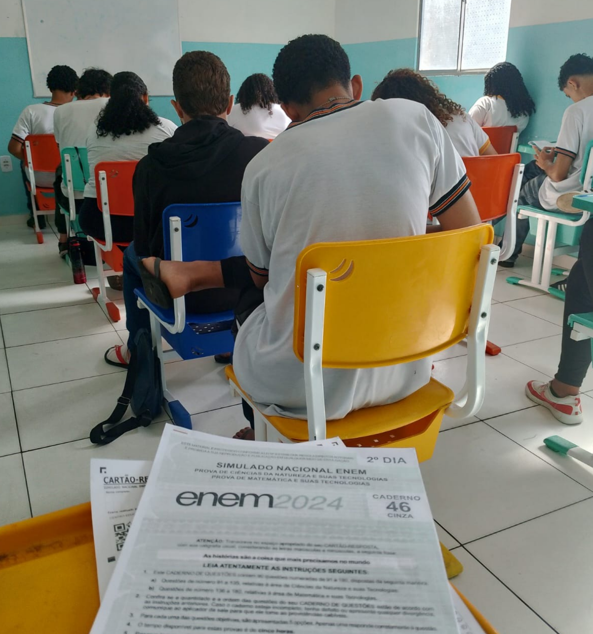 Alunos em grupo